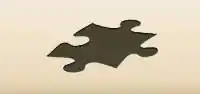 パズルのピースのシルエット