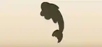 イルカのシルエット