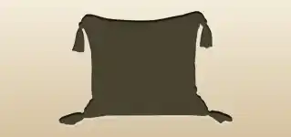 クッションのシルエット