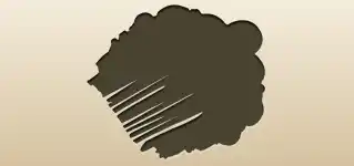 くしのシルエット