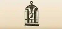 鳥かごのシルエット