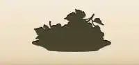 ブドウのシルエット