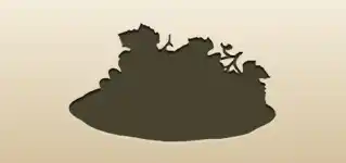 ブドウのシルエット
