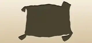 クッションのシルエット