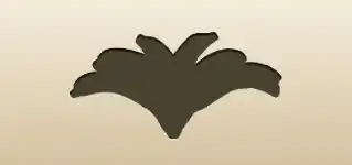バナナのシルエット