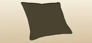 クッションのシルエット
