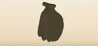 バナナのシルエット