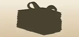 ラブレターのシルエット