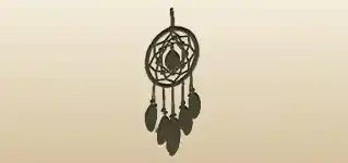 Dreamcatcher silhouette
