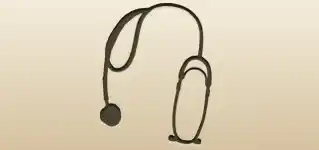 Stethoscope silhouette