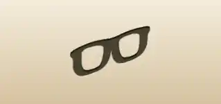 Eyeglasses silhouette