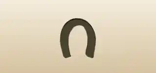 Horseshoe silhouette