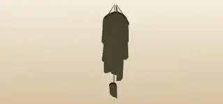 Wind Chimes silhouette
