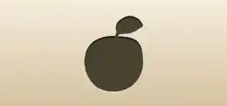 Apple silhouette