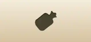 Hot Water Bottle silhouette