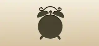 Alarm Clock silhouette