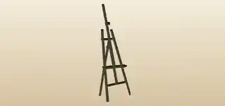 Easel silhouette
