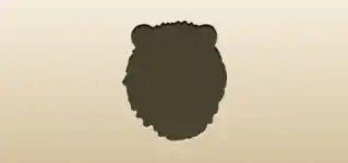 Lion silhouette