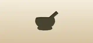 Mortar and Pestle silhouette