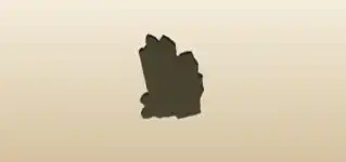 Crystals silhouette