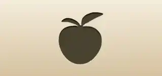 Apple silhouette