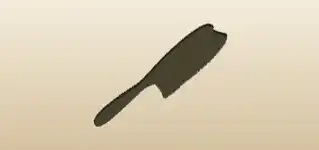 Hair Brush silhouette