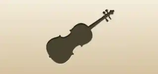 Violin silhouette