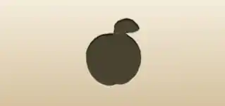 Apple silhouette