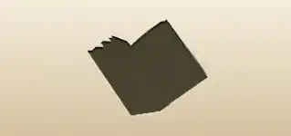 Book silhouette