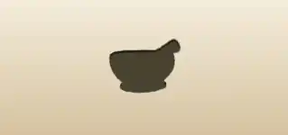 Mortar and Pestle silhouette