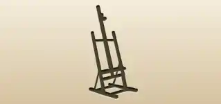 Easel silhouette