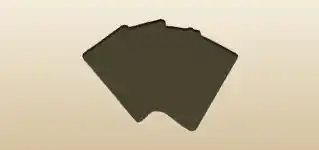 Playing Cards silhouette