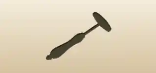 Reflex Hammer silhouette