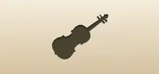 Violin silhouette