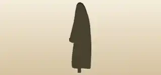 Bathrobe silhouette