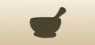 Mortar and Pestle silhouette