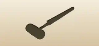 Reflex Hammer silhouette