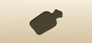 Hot Water Bottle silhouette