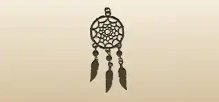 Dreamcatcher silhouette