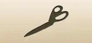 Scissors silhouette