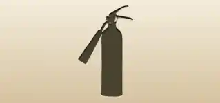 Fire Extinguisher silhouette