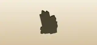 Crystals silhouette