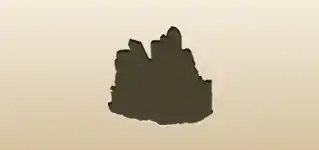 Crystals silhouette