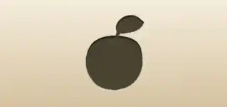 Apple silhouette