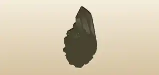 Crystals silhouette
