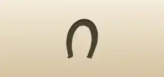 Horseshoe silhouette