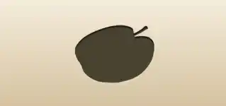 Apple silhouette