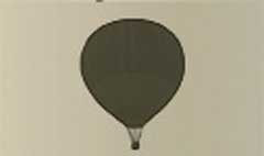 Hot Air Balloon silhouette #1
