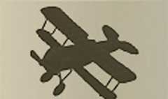 Airplane silhouette