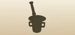 Mortar and Pestle silhouette